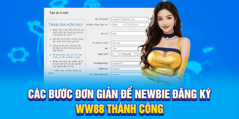 Các bước đăng ký ww88